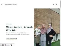 Sites similar to myenglishmatters.com