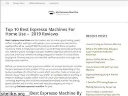 Sites similar to myespressomachine.org
