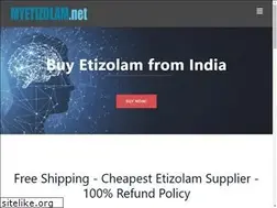 Sites similar to myetizolam.net