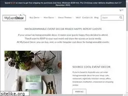Sites similar to myeventdecor.com.au