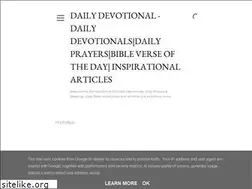 Sites similar to myeverydaydevotionals.blogspot.com