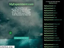 Sites similar to myexperiment.com