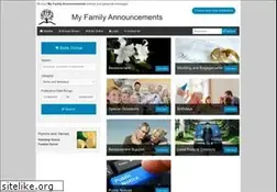 Sites similar to myfamilyannouncements.co.uk