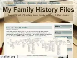 Sites similar to myfamilyhistoryfiles.com