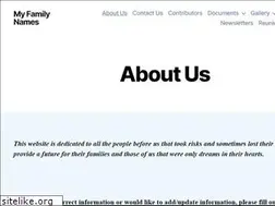 Sites similar to myfamilynames.com