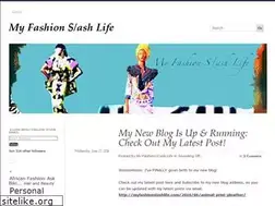 Sites similar to myfashionslashlife.wordpress.com