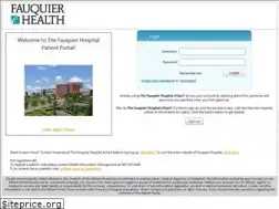 Sites similar to myfauquierhealth.com