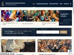 Sites similar to myfavoriteclassical.com