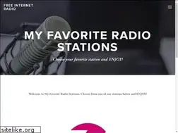 Sites similar to myfavoriteradiostations.com