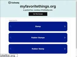Sites similar to myfavoritethings.org