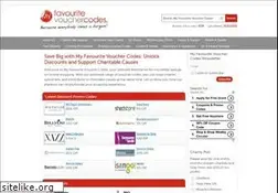 Sites similar to myfavouritevouchercodes.co.uk