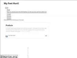 Sites similar to myfeethurtalot.com