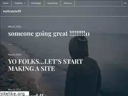 Sites similar to myfirstsite99.wordpress.com