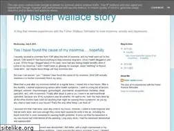 Sites similar to myfisherwallacestory.blogspot.com