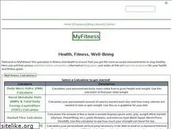 Sites similar to myfitnesscalculators.com