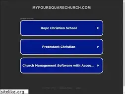 Sites similar to myfoursquarechurch.com