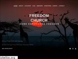 Sites similar to myfreedomchurch.net