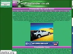 Sites similar to myfreelander.co.uk