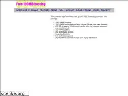 Sites similar to myfreewebs.net