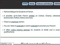Sites similar to myfrenchblog.com