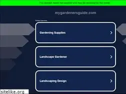 Sites similar to mygardenersguide.com