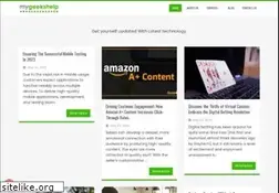 Sites similar to mygeekshelp.com