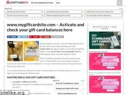 Sites similar to mygiftcardsite.us.com