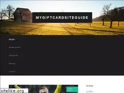 Sites similar to mygiftcardsiteguide.com