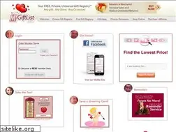 Sites similar to mygiftlist.com