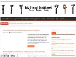 Sites similar to mygimbalstabilizer.com