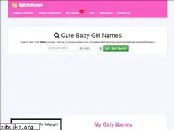 Sites similar to mygirlynames.com