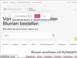 Sites similar to myglobalflowers.de