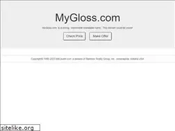 Sites similar to mygloss.com