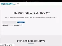 Sites similar to mygolfholidays.com