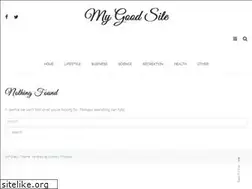 Sites similar to mygoodsite.com