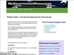 Sites similar to mygovernmentresources.com