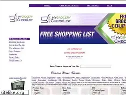 Sites similar to mygrocerychecklist.com