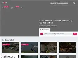 Sites similar to myguidebali.com