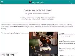 Sites similar to myguitartuner.com