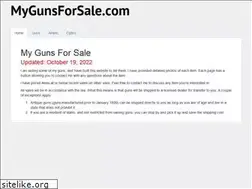 Sites similar to mygunsforsale.com