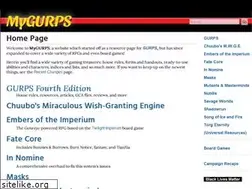 Sites similar to mygurps.com