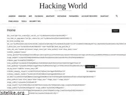 Sites similar to myhackingworld.com