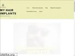 Sites similar to myhairimplants.com