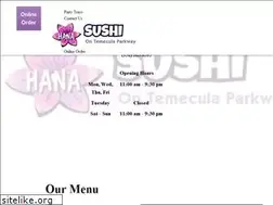 Sites similar to myhanasushi.com