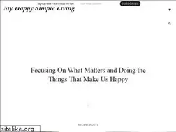 Sites similar to myhappysimpleliving.com