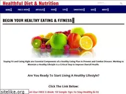Sites similar to myhealthfuldiet.com