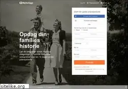 Sites similar to myheritage.dk