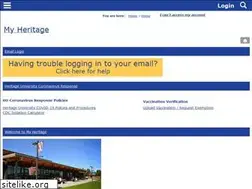 Sites similar to myheritage.heritage.edu