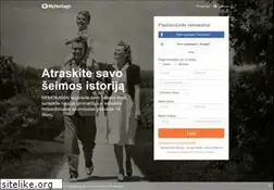 Sites similar to myheritage.lt