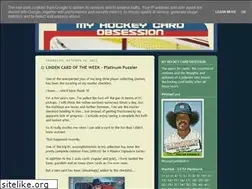Sites similar to myhockeycardobsession.blogspot.com